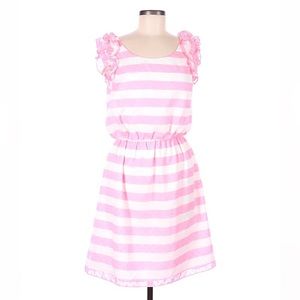 EUC Lilly Pulitzer Pink Stripe Dress, Medium